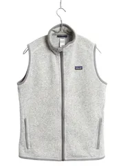 【お得なクーポン配布中!】 パタゴニア ベターセーター ベスト レディース М 古着 14年製 フリース セーター 前開き フルジップ アウトドア ハイネック 重ね着 グレー