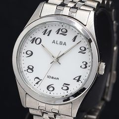 SEIKO 新品電池 美品 腕時計 メンズ アルバ VJ21-KCG0 SEIKO ALBA VJ21 