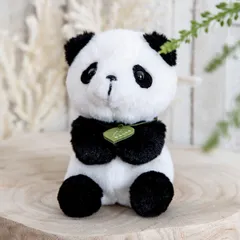 ぬいぐるみ potte パンダ （ ヌイグルミ ぱんだ 動物 雑貨 インテリア アニマル グッズ ベビー 赤ちゃん プレゼント ギフト かわいい 縫いぐるみ 人形 手乗り 小さい 癒しグッズ 子ども キッズ 出産祝い 女の子 男の子 ）