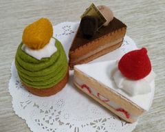 フェルト de ケーキセット