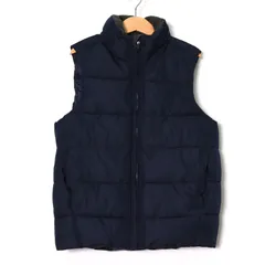 ギャップ ダウンベスト 中綿入り アウター キッズ 男の子用 120サイズ ネイビー GAP 【中古】のサムネイル