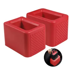 新品 シートベルトバックルホルダー バックルカバー 2個セット 後部座席 ベルトを片手で簡単に差し込める 差し込み口がすぐに見つかる 愛車を傷から守る 赤 レッド