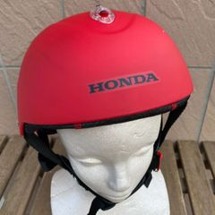 【装飾用】ラスト１個 マットな赤 THAIL HONDA 半帽 半ヘル Mサイズ うっすら傷にて割引 装飾用ファッションヘルメット 公道使用不可