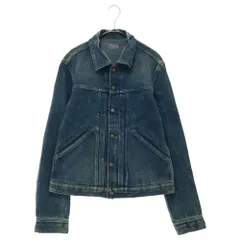 BLUE BLUE (ブルーブルー) Denim Tracker Jacket 柄襟デニムトラッカージャケット インディゴのサムネイル
