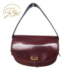 【中古】HERMES エルメス ショルダーバッグ バルドゴルフ ボルドー