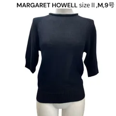 未使用 マーガレット ハウエル MARGARET HOWELL カットソー 半袖 ニット Ⅱ,M,9号 レディース S5Q700