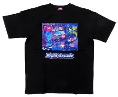 【中古】Tシャツ Night Arcade Tシャツ ブラック フリーサイズ 「ポケットモンスター」 ポケモンセンター限定のサムネイル