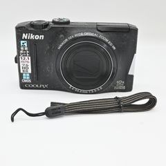 【難有品】Nikon デジタルカメラ COOLPIX S8100 ノーブルブラック S8100BK 1210万画素 光学10倍ズーム 広角30mm 3.0型液晶 裏面照射型CMOS