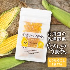 乾燥野菜 国産 無添加 やさいのうまみ とうもろこし（1袋入）送料無料 北海道  乾燥とうもろこし【パケ】