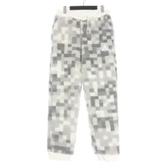 ルイヴィトン LOUIS VUITTON 24AW ダモフラージュ･スノー フリースパンツ イージーパンツ XS ホワイト/グレー 白 HSY33WQBT 国内正規のサムネイル