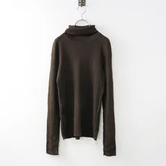 Deuxieme Classe rib タートルネックプルオーバー ブラウン Deuxieme Classe rib タートルネックプルオーバー ブラウン