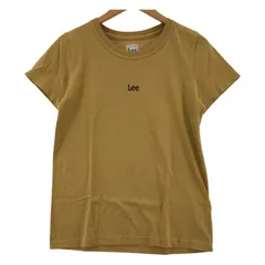 Lee リー ワンポイントロゴ半袖Ｔシャツ sizeS/イエロー系