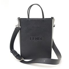 FENDI フェンディ ショッピングバッグ スモール ブラック 7VA512 2WAY ハンドバッグショルダーバッグ【中古】