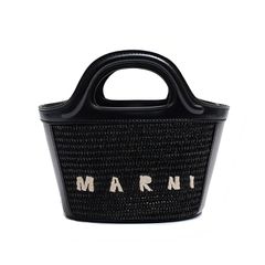 manimaris 新品未使用 アバカボストンバッグ ミニサイズ はBLACK