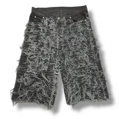 Paradoxe Paris ショーツ　US38 PARADOXE PARIS - COATED BLACK DENIM – Paradoxe Paris