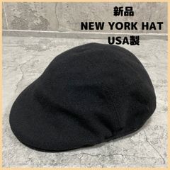 NEW YORK HAT BIG APPLE キャスケット レザー ベレー帽 - メルカリ