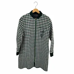 タラジャーモン TARA JARMON 千鳥柄 ジップ ロングコート レディース  36のサムネイル