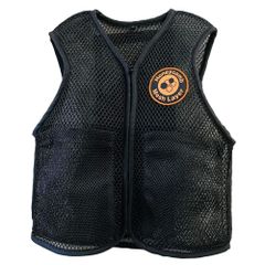 新品 [PAX-ASIAN] ハニカムメッシュベスト 立体構造で空間を確保し 通気性がいいので蒸れにくい ファン付きウエアー のインナーに男女兼用 猛暑対策 涼感 保冷剤収納ポケット 前後4個収納可能 （冷却剤は別売りです） ブラック #945