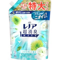 レノア 超消臭1WEEK 柔軟剤 フレッシュグリーン つめかえ 特大 840mL