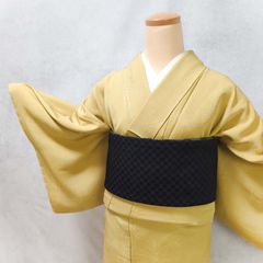 振袖 単品 M～Lサイズ イエロー 唐草 牡丹 鈴蘭 身長155～163cm 振袖 単品 M～Lサイズ イエロー 唐草 牡丹 鈴蘭 身長155～163cm