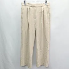 ◇ Demi-Luxe BEAMS デミルクス ビームス タックパンツ サイズ36 ベージュ系 レディース E  【1407020062565】