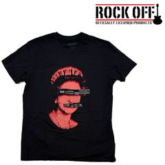 ロックオフ Tシャツ 半袖 セックス ピストルズ クィーン 黒 ROCK OFF THE SEX PISTOLS GOD SAVE THE QUEEN ブラック プリントTシャツ