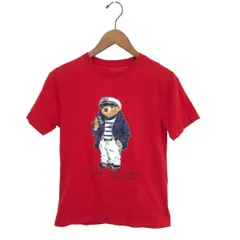 POLO RALPH LAUREN ポロラルフローレン 半袖カットソー サイズ:150 ポロベア/Tシャツ/    レッド レディース / 240001163886