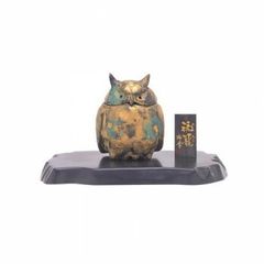 高岡銅器 ふきに文鳥 レトロ アンティーク - メルカリ