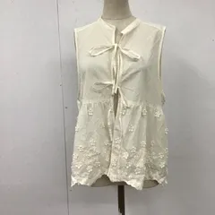 Samansa Mos2 サマンサモスモス カットソー 半袖 ノースリーブカットソー 前開きシャツ ノーカラーシャツ