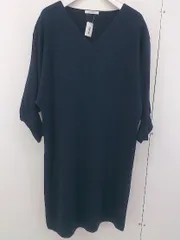 ◇ fredy emue フレディ エミュ 長袖 膝丈 ニット ワンピース サイズ38 ネイビー レディース  【中古】 【1204130000223】のサムネイル