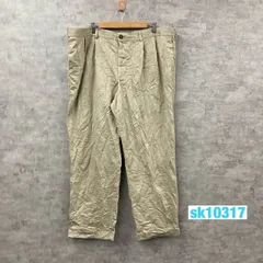 DOCKERS ベージュ RELAXED FIT ジップフライ ツータック チノパンツ 44×32 実寸W43in 大きいサイズ 208282624 USA 海外輸入 古着 SK10317