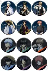 【中古】バッジ・ビンズ 全12種セット 「銀魂 缶バッジコレクション 雨の夜ver.」