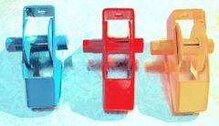スマートしめ～る(カラーブルー)　結束機　締め機　スチール締めバンド　ダクト