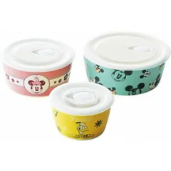 ディズニー　Mickey＆Friends レンジパック3Pセット(ミッキー＆フレンズ)　50799