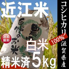 【令和4年産新米】近江米 滋賀県産 コシヒカリ100% 白米5kg 産地直送