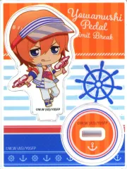 【中古】アクリルスタンド・アクリルパネル 新開隼人 「弱虫ペダル LIMIT BREAK POP UP SHOP in マルイ トレーディングアクリルスタンド マリンルック ミニキャラver.」