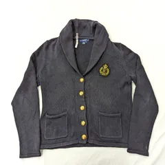 CHAPS RALPH LAUREN ニット カーディガン チャップス ラルフローレン M コットン100％