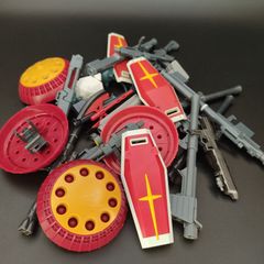 ガンプラ【未検品/ジャンク】HG 1/144 手持ち武装・シールド・ライフル ギャン「ミサイル・シールド」等 難ありまとめ売り 汚れホコリ破損欠品あり バンダイ ガンダム 992
