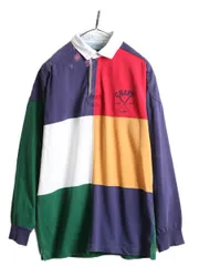 【お得なクーポン配布中!】 80s チャップス ラルフローレン クレイジーパターン 長袖 ラガーシャツ M