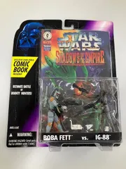 未開封　スターウォーズ　Boba Fett vs. IG-88 フィギュア　4点 Kenner Star Wars Shadows of the Empire Boba Fett Vs. Ig 88