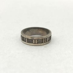 TIFFANY&Co. 指輪 リング アトラス ヴィンテージ シルバーリング SV925 アクセサリー カジュアル 15号 ティファニー 服飾小物 B13821◆