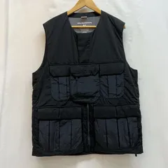 White Mountaineering フリースベスト ネイビー ベスト ZIP UP VEST BK2571103 | White