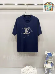 【今日特価】LOUIS VUITTON ルイヴィトン 帆船刺繍 ロゴ 260g 円? T-WTO輸入-RUW84