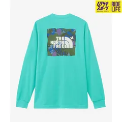 【ムラスポ公式】THE NORTH FACE ザ・ノース・フェイス メンズ L/S TNF Bug Free Tee ロングスリーブTNFバグフリーティー 長袖 Tシャツ ロンT ガイザーアクア NT12450 GA