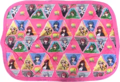 【中古】クッションカバー・ピローケース じゃぱぱ＆たっつん＆えと＆なおきり＆ヒロ＆うり 枕パッド(35×50cm) 「カラフルピーチ×しまむら」