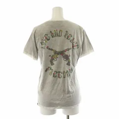 ロアー roar Tシャツ カットソー 半袖 バックプリント フラワーモチーフ 1 S グレー /NQのサムネイル