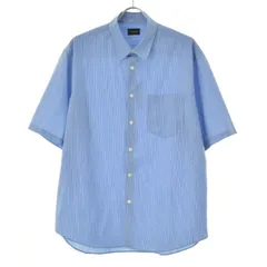 【UNITEDARROWSGreenLabelRelaxing】24SS 3216-108-1774 TW ウォッシャブルトロ ジャストルーズストライプシャツ半袖シャツ