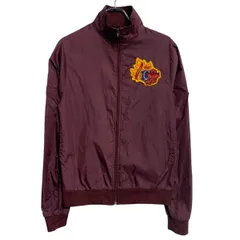 ジャケット S エンジ ジップアップ バックプリント アームプリント ワッペン 刺繍 スポーティー アウター 古着卸 アメリカ仕入 a701-6985