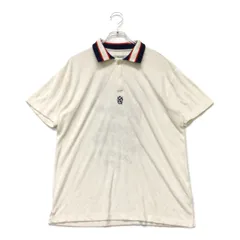 coco 中古 ラッセルノ RUSSELUNO メンズ 半袖ポロシャツ 6(LL) 白 ホワイト パイル地 バックロゴ 中古 メンズ ラッセルノ RUSSELUNO 半袖ポロシャツ 6(LL) 白