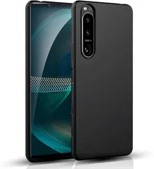 JACRON Sony Xperia 5 IIIケース ブラック For 用の保護ケース TPU 傷防止 軽量 柔軟 薄型 耐衝撃 携帯便利 全面保護 SO-53B / SOG05 スマホ マットブラック(OQW-HY-347)